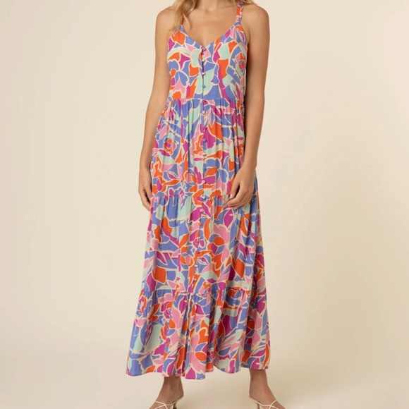 NWT FRNCH Amande maxi dress XS - Picture 2 of 10